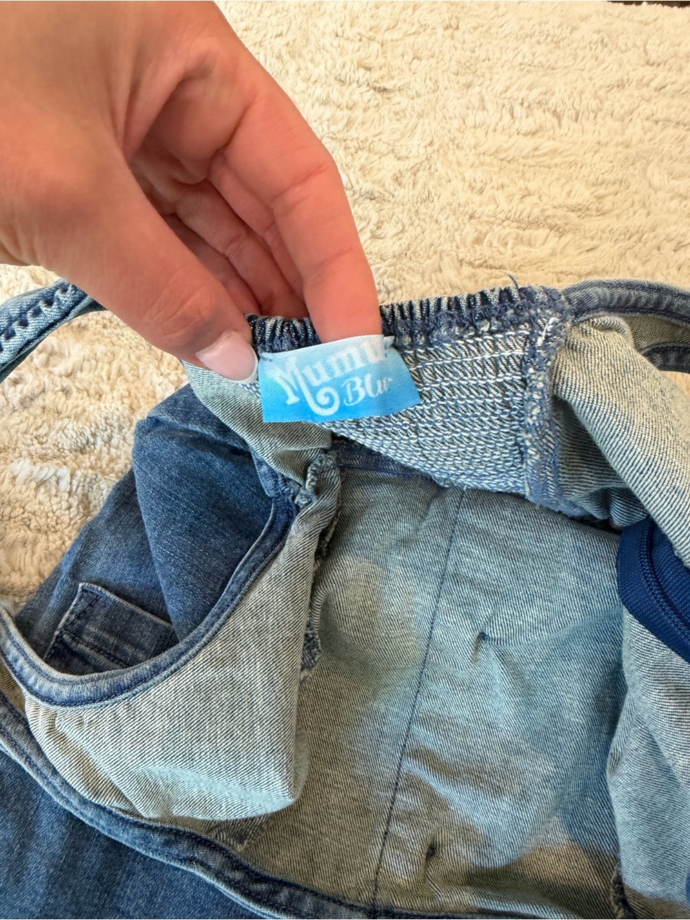 Show Me Your Mumu Button-Front Denim Mini Denim Dress - Blue - Picture 3 of 4